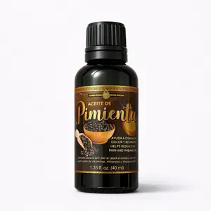 Black Pepper Oil 40ml | Aceite de Pimienta | Warming Massage Oil for Muscle Comfort | Skin & Hair Care | Natural Oil Blend
