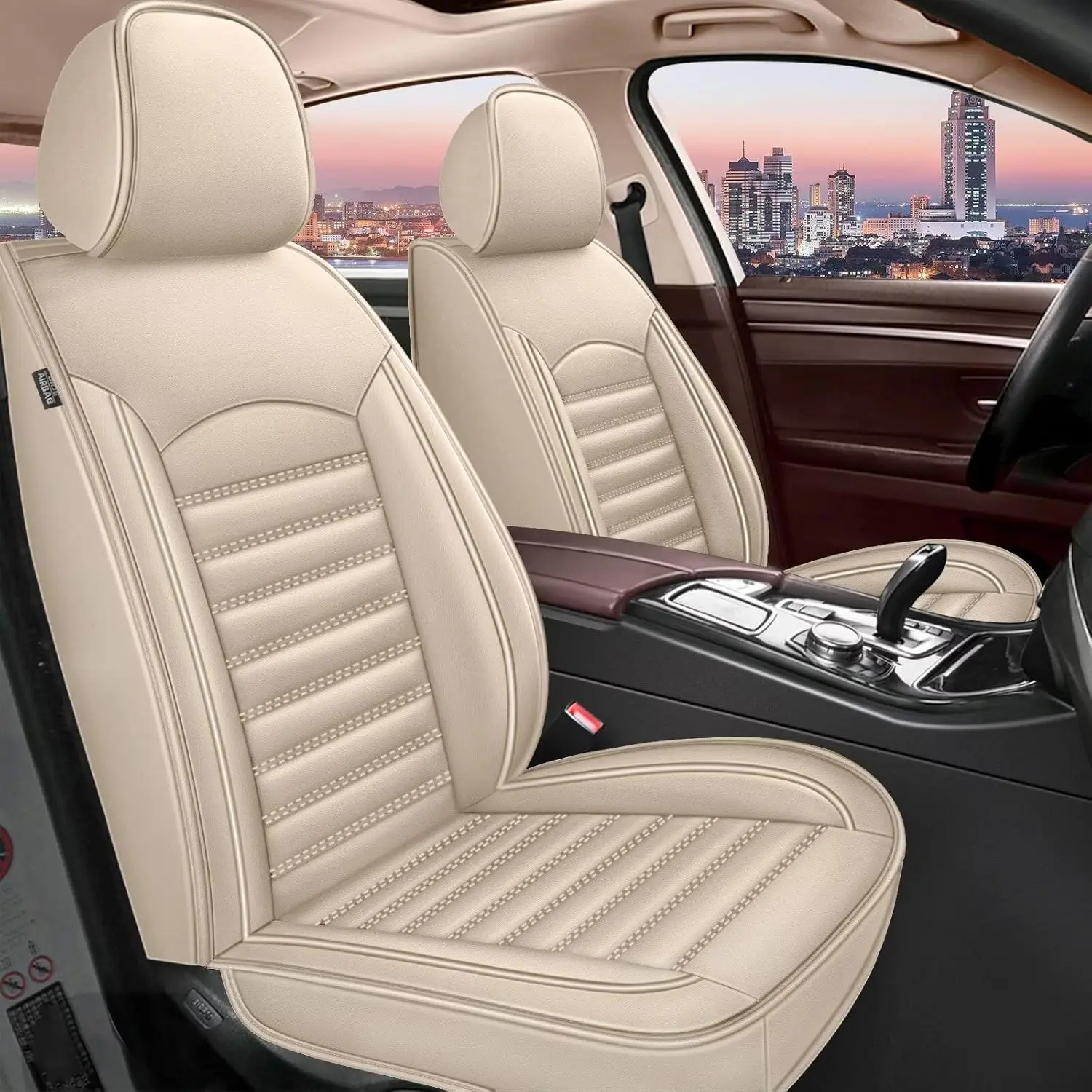 5-Layer Complete Set Car Seat Covers for Toyota RAV4 & RAV4 Hybrid 2013-2026, Front Row-2 Seats/-5 Seats Full Coverage Protectors, Airbag-Safe, Waterproof, Stain-Proof, Pet-Friendly, Scratch-Resistant, Heavy-Duty, Easy-Install Father's Day Gift