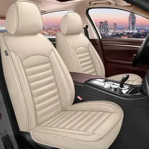 Faux Leather Full Set Car Seat Covers for Toyota RAV4 & RAV4 Hybrid 2013-2026, featuring Airbag-Compatible, Waterproof, Stain-Proof, Pet-Friendly, Scratch-Resistant, Heavy-Duty 2/5-Seat Full Coverage Easy-Install Protectors