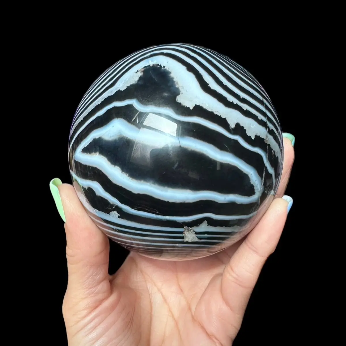 Black Crystal sphere Black Crystal sphere