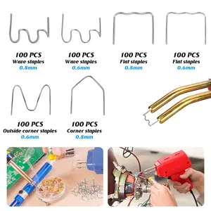Stainless Steel Welding Staples for Hot Stapler, Automotive Bumper Repair Kit, Car Body Repair Tools