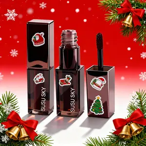 HERORANGE 7-Color Gothic Lipstick & Lip Gloss Set  | Luxury Outer Tube, Glossy, Transfer-Proof & Smudge-Resistant | Long-Wearing Velvety Air-Mousse Lip Tint | Creates Bold Party, Stage & Holiday Looks (Halloween, Christmas & More!) #GothicMakeup