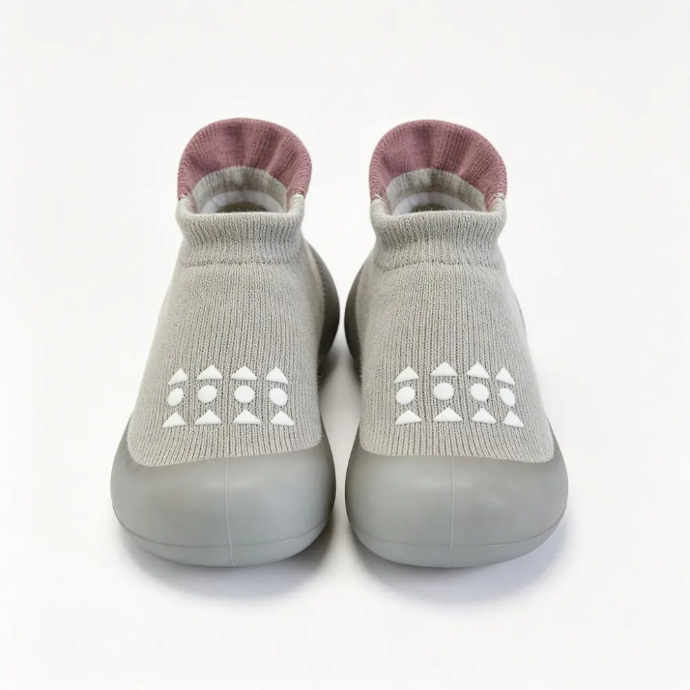 Non-Slip Baby Sock Shoes Toddler Sneakers Soft Flexible Rubber Sole Easy On Off Breathable Memory Foam Cute First Walking Shoes 6-24 Months  Cozy Safe Ultra Soft Comfort#backtoschool