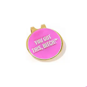 Birdie Girl Golf - You Got This, B*tch! Women's Golf Ball Marker with Hat Clip