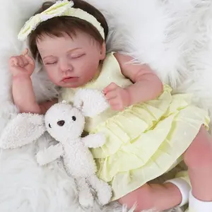 #Summervibes #mothersdaygift [WOOROY] Realistic Reborn Doll Clearance - 20 In Soft Weighted Cloth Body Lifelike Newborn Baby Doll for Girls 3+ Years, Ideal Christmas & Birthday Gift - Cuddly