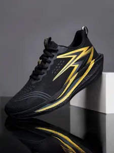 1 Pair Multi-color Professional Running Shoes (Size 34-45 Available) - Breathable Mesh + Popcorn Rebound + Carbon Plate Stability, For Running Training & Daily Styling, Professional & Trendy, Athletic Shoes