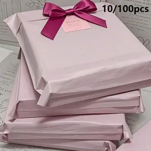 10/100pcs Thick Waterproof Plain Packaging Bags, Simple Multi-Functional Bags for Office, Transport, Mail, Men's Birthday Gifts, Gift Wrapping Supplies