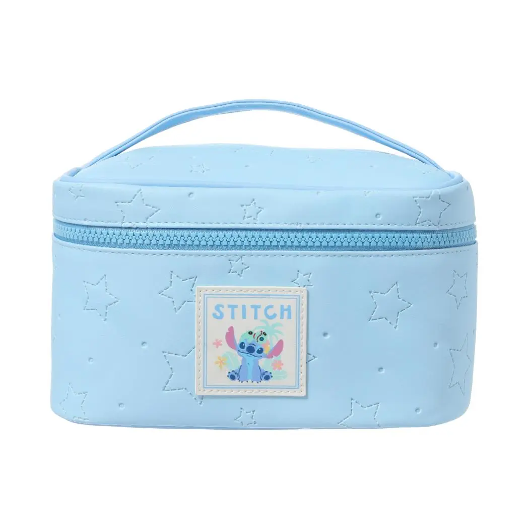 Disney Stitch Series Handheld Makeup Bag - Cute Cartoon Beauty Storage Pouch, Portable Cosmetic Travel Bag, Makeup Organizer Pouch for Travel & Daily Use, Cosmetic Travel Bags