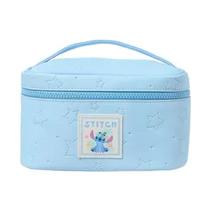 Disney Stitch Series Handheld Makeup Bag – Cute Cartoon Cosmetic Pouch, Portable Storage Bag for Travel & Daily Use