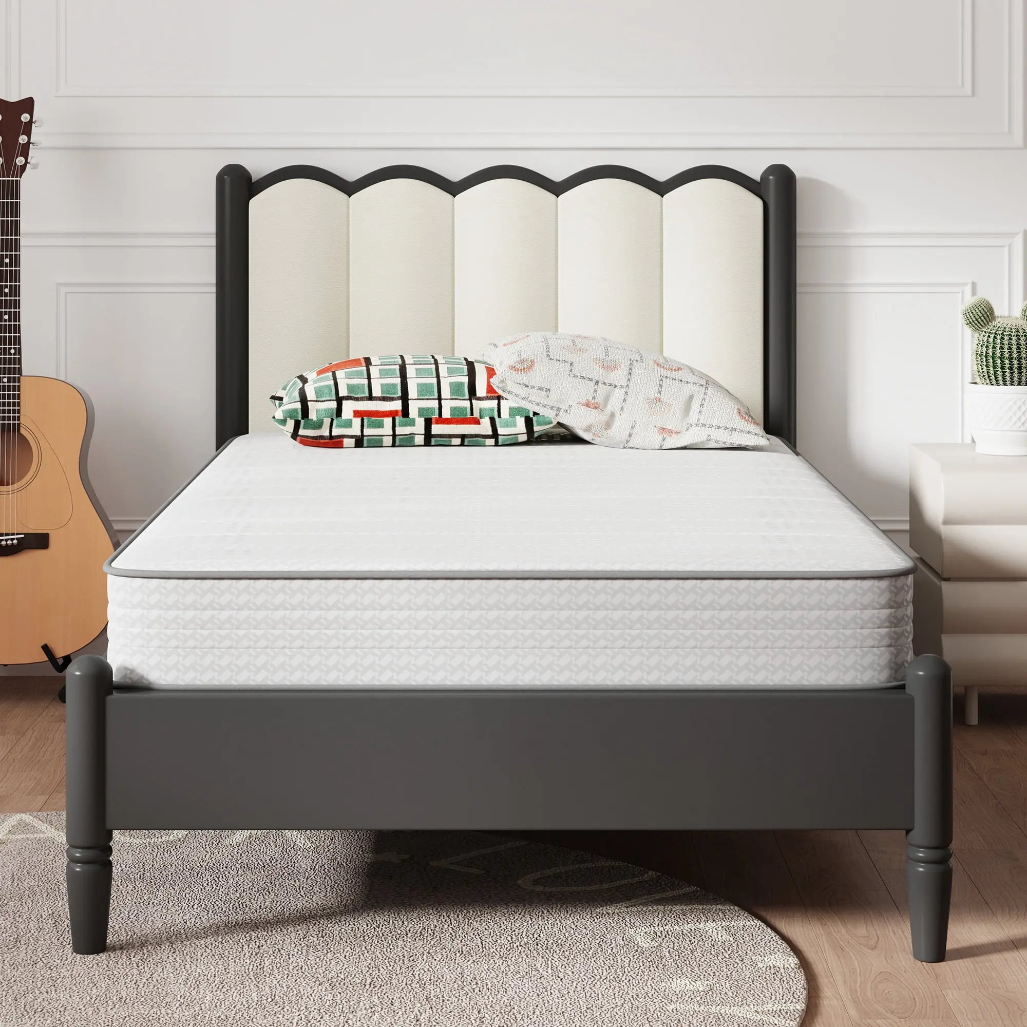 Avenco CozyNest 8" Twin Size Mattress, Medium-Support Innerspring Mattress for Indoor Furniture Use