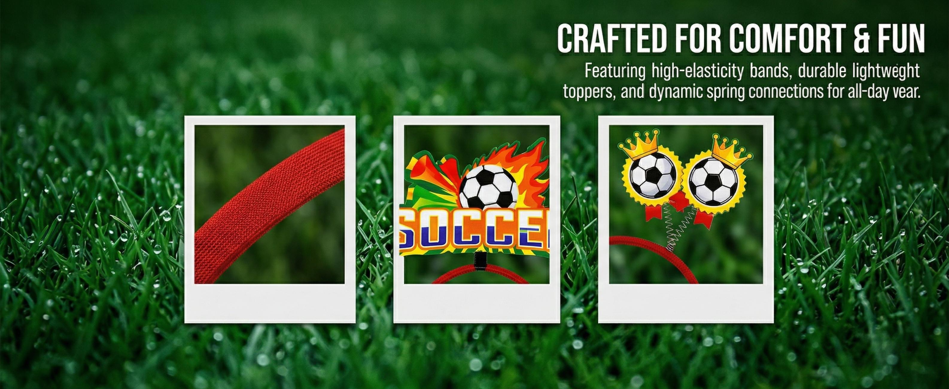 2026 World Cup Soccer Fan Headband – Game Day Cheer Headband, Football Fan Gear, Stadium Vibes Party Accessories