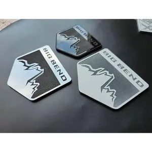 Custom Fender Big Bend Emblem Badge Logo for Ford Bronco Truck Sport Offroad 4x4