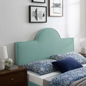 Modway Dawn Twin Performance Velvet Headboard in Mint