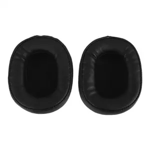 Ear Cushions Memory Foam Earpads Cover Replacement Ear Pads for ATH M50X Fits Audio Technica M40X M30X M20 Black