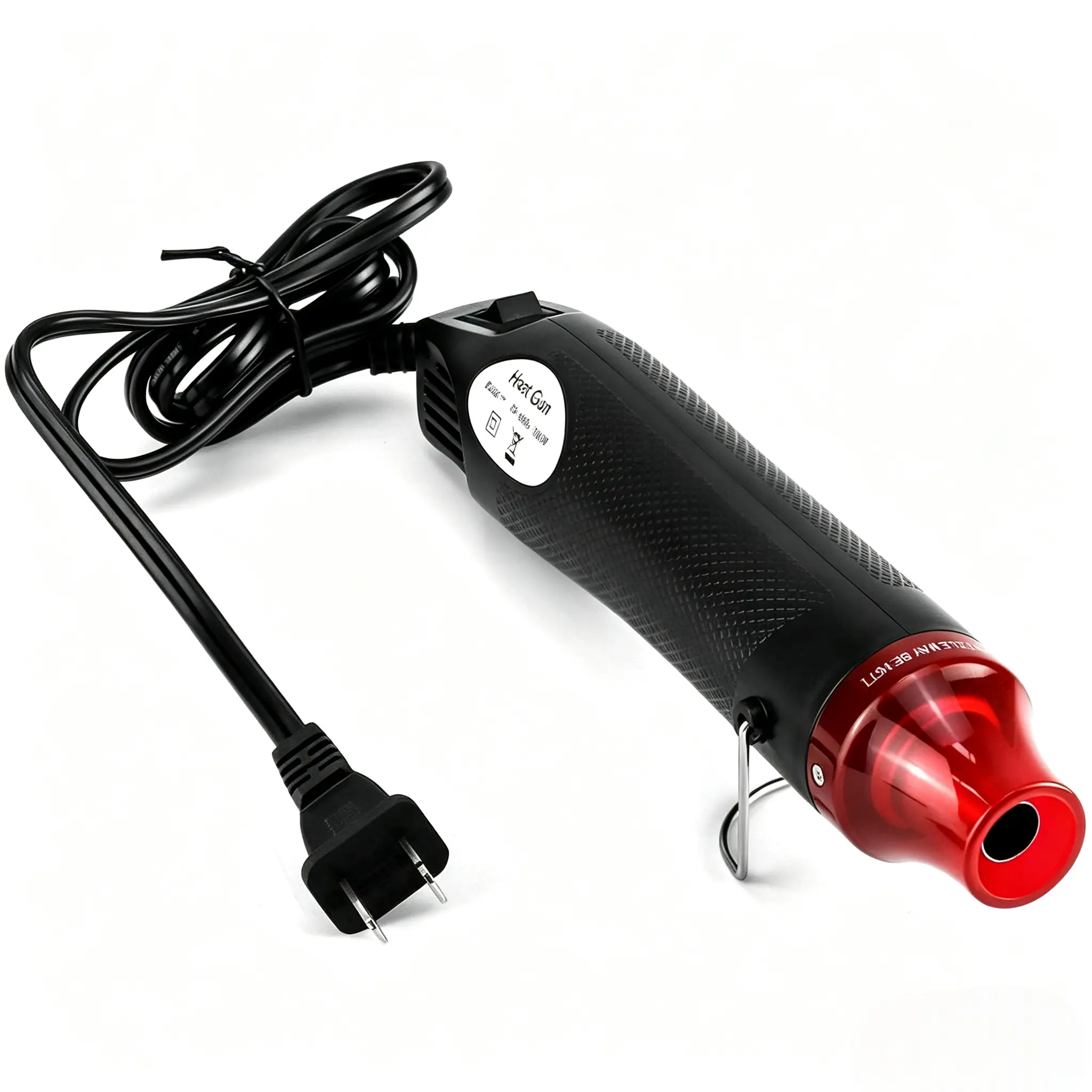 Mini Heat Gun, 300W Portable Hot Air Tool for Crafts, Epoxy Resin, Shrink Tubing & DIY, with Stand 110V(39.4 inch)