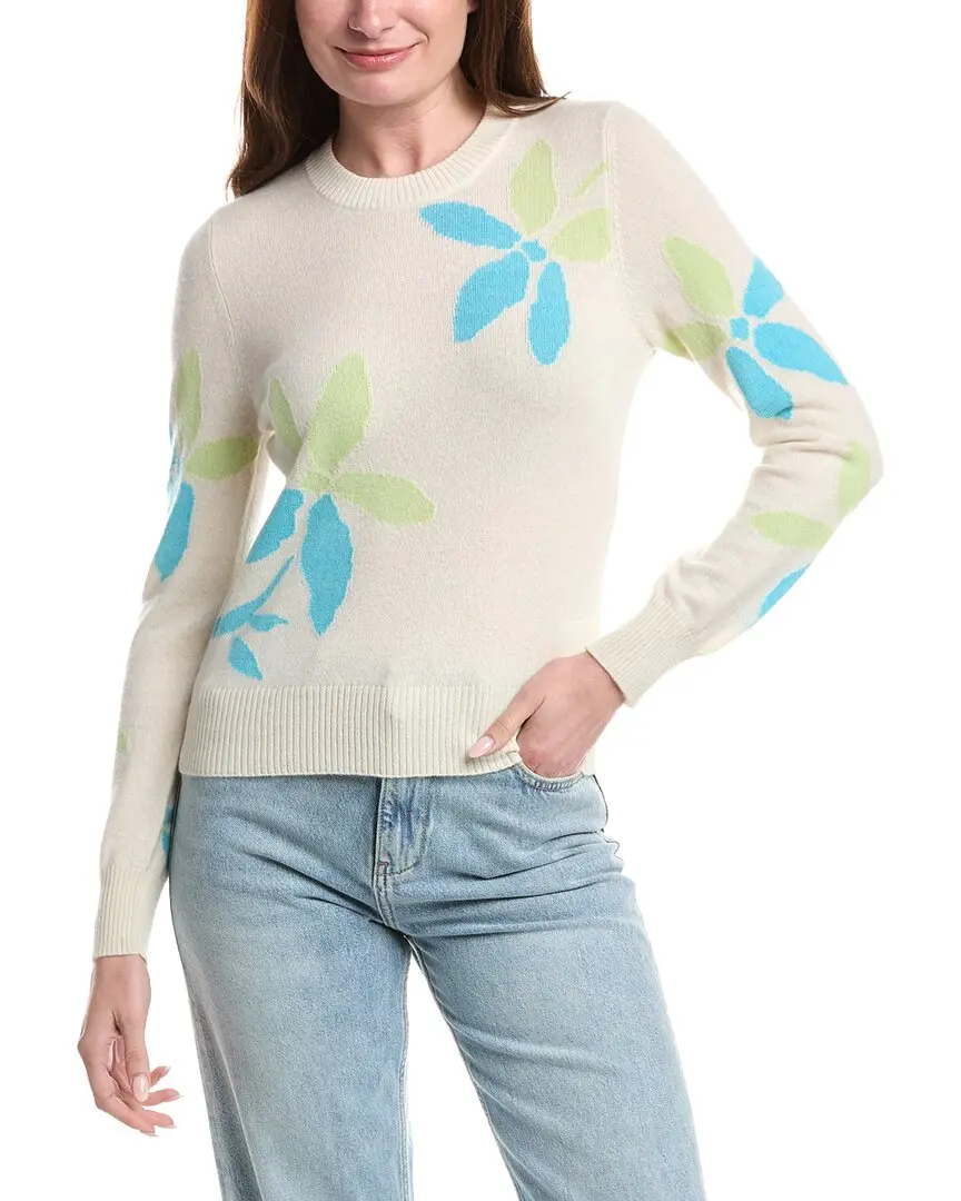 &Isla Forrest Floral Cashmere Top