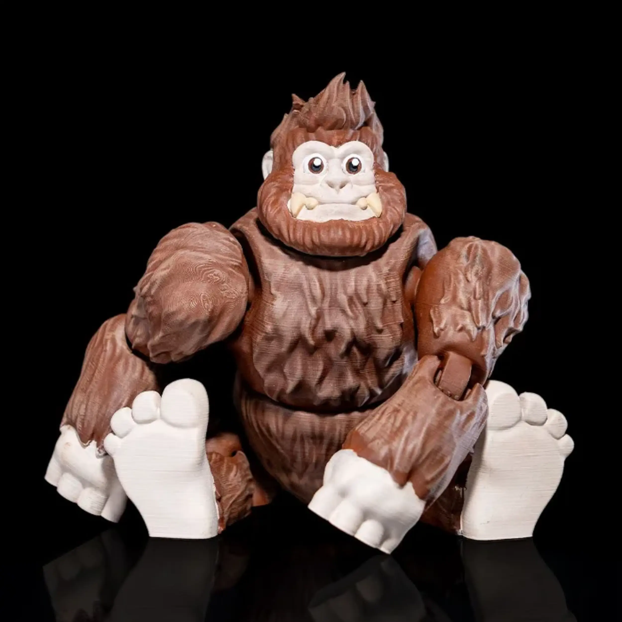 3D Printed Articulated Sasquatch