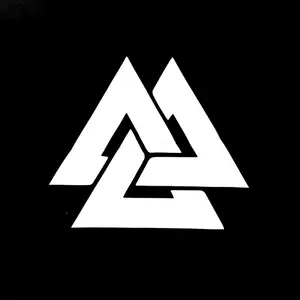 Valknut Norse Altar Cloth