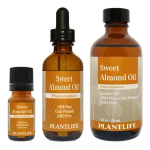 Plantlife Sweet Almond Carrier Oil – For Skin, Hair & Personal Care