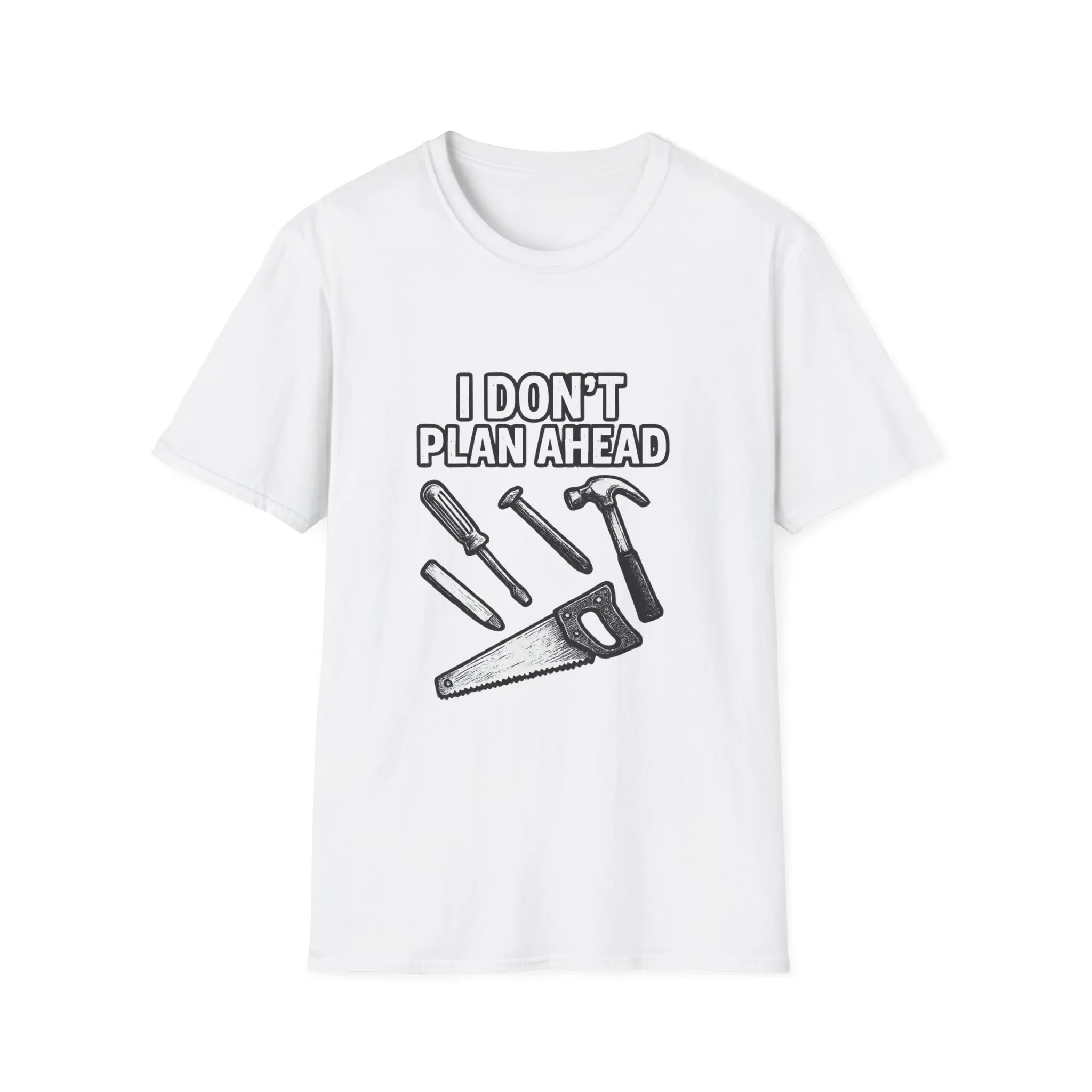 Humorous DIY T-Shirt, Funny Quotes Shirt, Gift for Handyman, Cool Workshop Tee, Unisex Crafting Apparel
