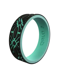 Women's Strata Flora Silicone Ring