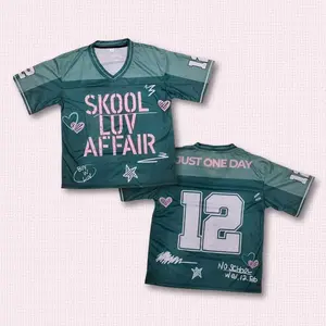 Skool Luv Affair Jersey Shirt, Kpop Group T-shirt Jersey, World Tour Concert Fan Meeting Outfit For Army