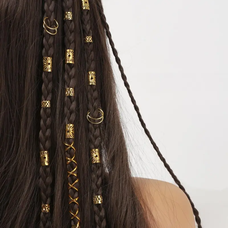 Hollow-Out Hair Rings, 41 Pcs/Set Fashionable Braid Hair Accessories for, Women & Girls, Trendy Versatile and Exquisite Pieces for Daily Wear