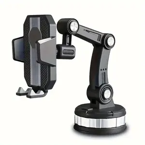 Innovative Mechanical Arm Truck-Mounted Phone Holder with Suction Cup, Providing 360-Degree Rotation And Super Stable Suction Power. The Upgraded Suction Cup Car-Mounted Phone Holder with Fixed Base Will Be Available in 2026