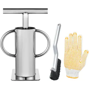 Upgraded Rock Crusher – Crush Rocks, Glass & Smash Cans – Heavy-Duty Stainless Steel, Portable for Gold Prospecting