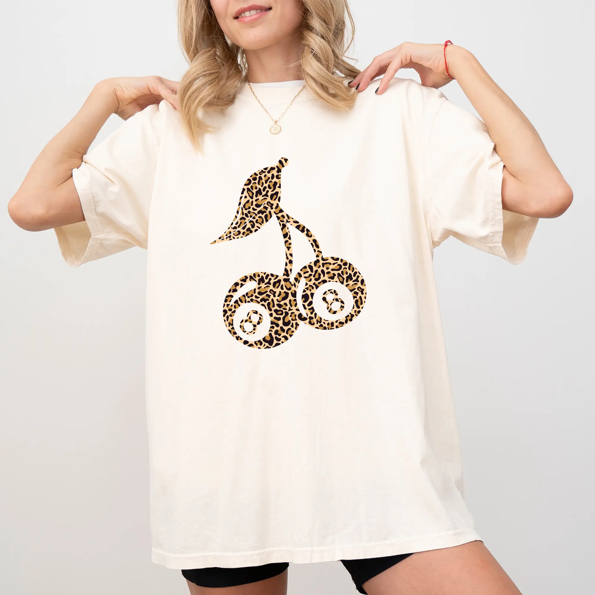 Leopard Cherry 8 Ball Shirt Comfort Colors, Retro Billiard Lovers