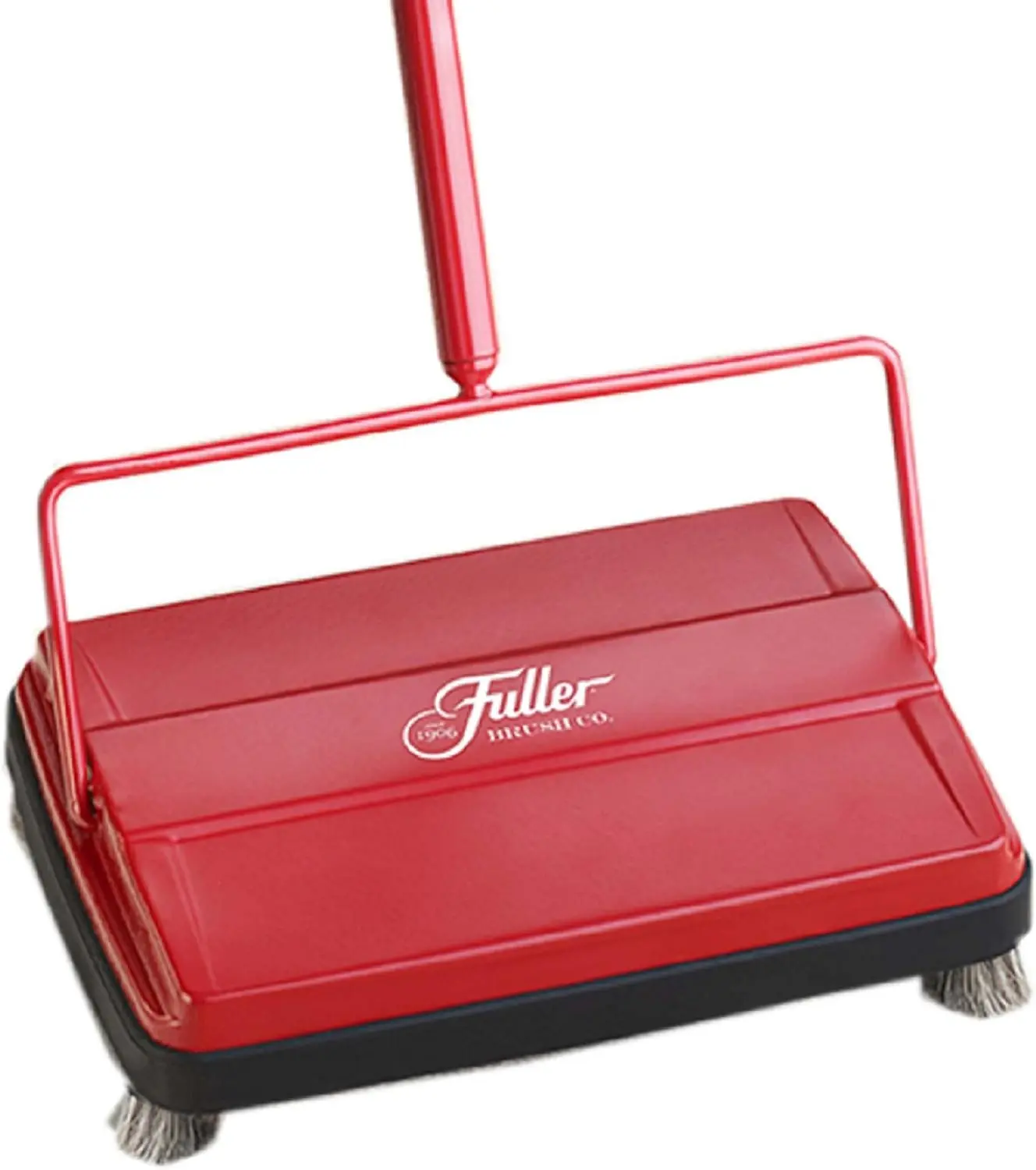 Fuller Brush Carpet Floor Sweeper Mini Stick Cleaner Hardwood Floors Laminate Cleans Cleaning Smooth Wooden Lightweight - Red o cedar