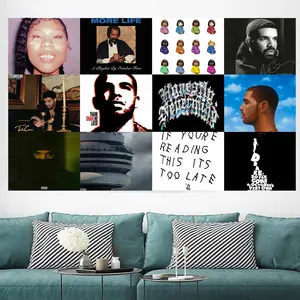 Rapper Tapestry Album Cover Tapestry 3x5 Ft Wall Hanging Rap Singer Poster Tapestry for Bedroom Hip Hop Tapestries for Living Room College Dorm