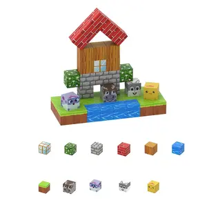 Creative Building Toys, 46pcs Architectural Scenery Cubes, Birthday Gifts, Building Toys for Classrooms