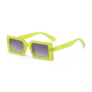 Square Fashion Women Sunglasses Neon Sunglasses