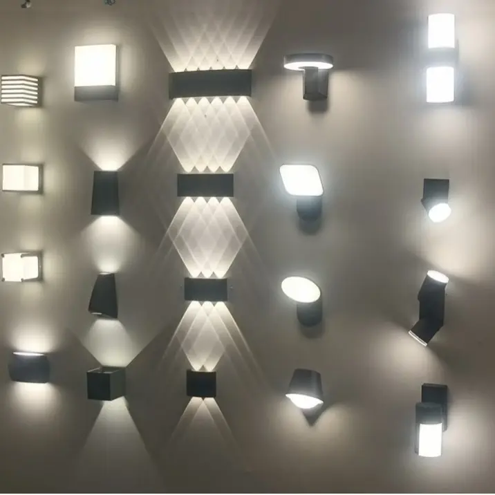 Waterproof Aluminium Outdoor Wall Lights - Water Resistant Fixture for Balcony Lighting & Courtyard, Manufacturer Wholesale for Cross-Border Sales, Cross-Border Hot Sales