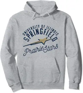Illinois Springfield UIS Prairie Stars Logo Pullover Hoodie - Tamauziabro Shop 57B0BZ21TCTL