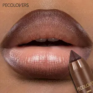 Long-Lasting Lip Crayon，Long-Lasting，2 in 1 Matte Lipline ，Non-Stick Cup，Perfect for Defining Lip Shape, Lipstick, Makeup, Matte Lip Pencil