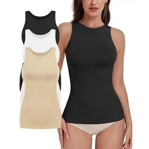 Black/White/Nude 3pk