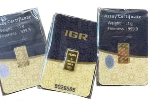 IGR 1g Gold Bullion Bar - Sealed in Assay Card