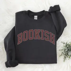 Bookworm Sweatshirt, Book Nerd, Book Lover, Bookish Gift, Gift for Book Lover, Librarian Sweatshirt Menswear