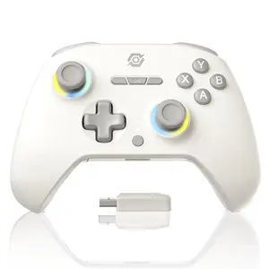 PC Controller with 1000Hz Polling Rate, Switchable Hall and Tactile Triggers, Hall Joysticks, Turbo, Macro, RGB Lighting, 2.4G  Wired, Compatible with Windows PC/ /Steam Deck/Android/iOS