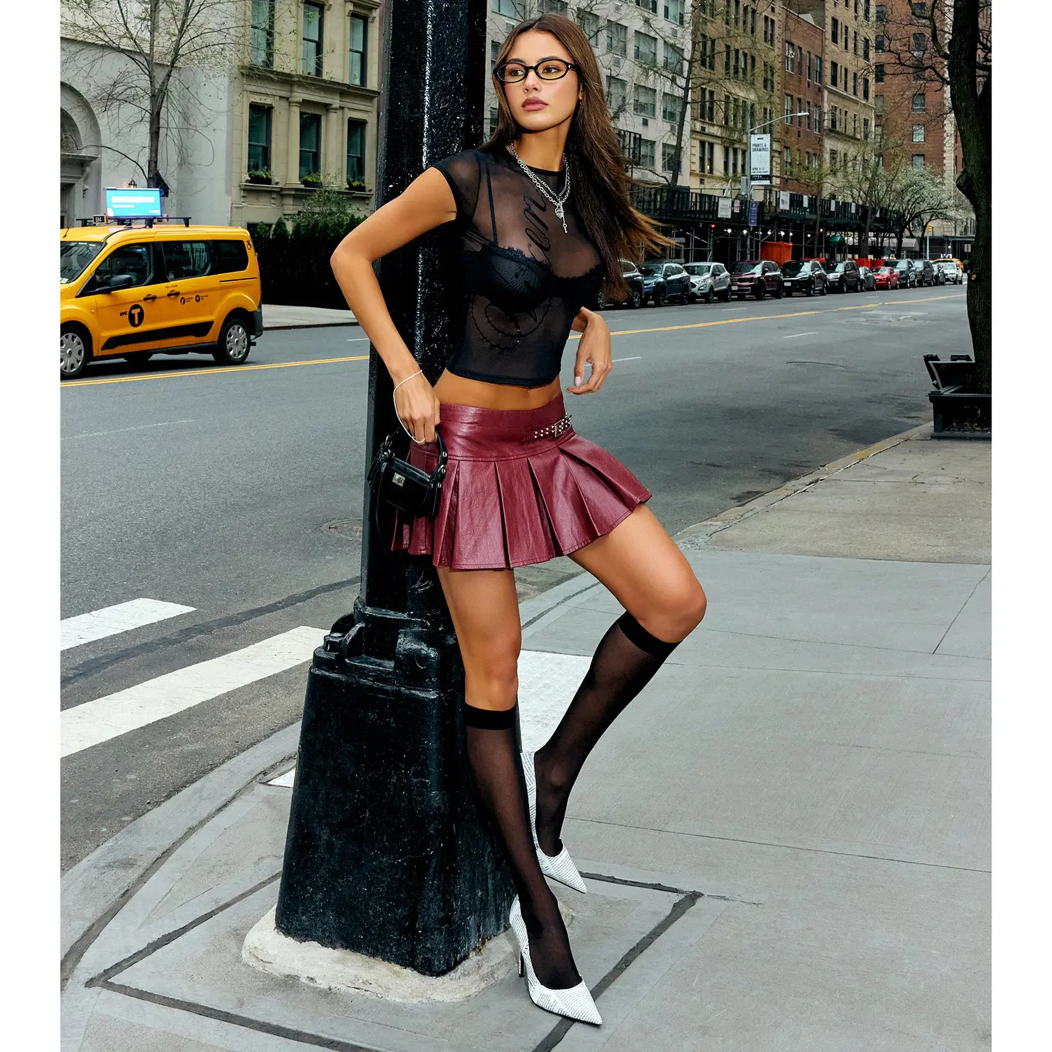 Dress Code Pleated Mini Skort