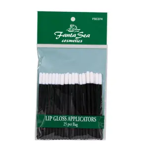 Fantasea Disposable Lip Gloss Applicators - Sanitary Beauty Tools for Cosmetics, Lipstick, and Lip Products (Bag of 25)
