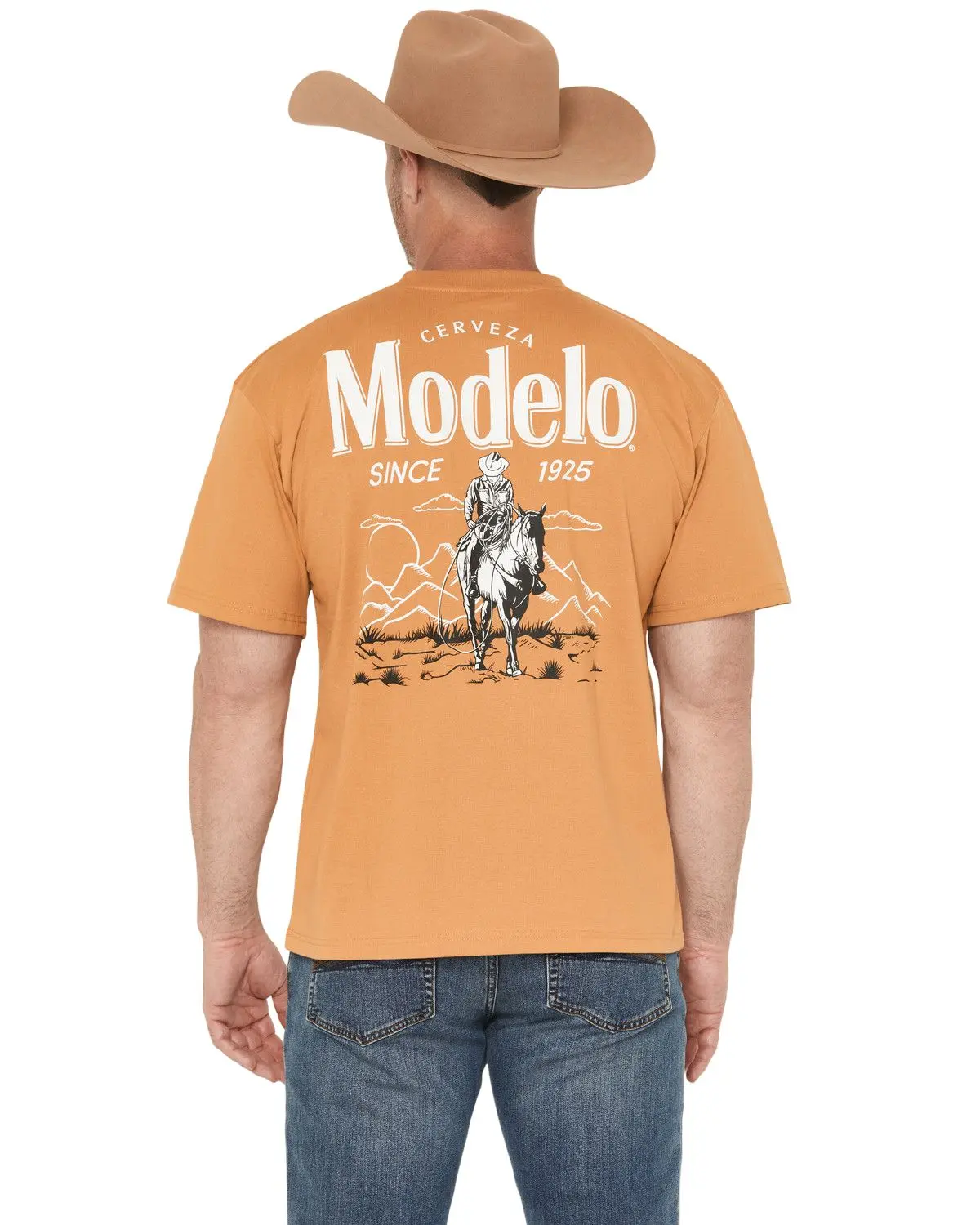 Modelo Men's Men'S Cowboy Desert Short Sleeve Graphic T-Shirt - 35-601-198