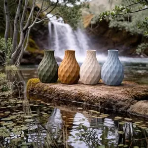 Modern Form Vase Collection- Serenity Vase | Neutral Designer Home Decor