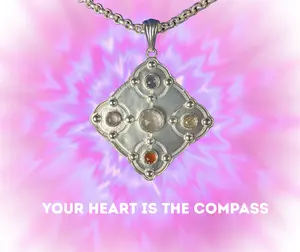 Dolphin Technology Crop Circle Harmonizer Pendant 03 for Energy Balancing Clarification Spiritual Aura Cleansing and Enhancement Desire Attraction