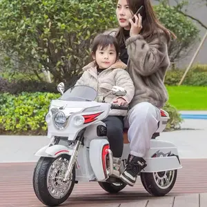 ARCH kids motorcycle,ride on motorcycle,Kids Electric motorcycle 12V  two seat  motorcycle for kids, Motorbike for Kids with Key start /3 wheels Headlight/Storage Box/ two motor/ two seat