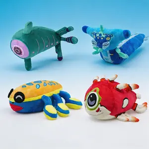 Subnautica Creature Plush Toy, Oculus, Ghost Leviathan, Hoverfish or Crashfish Soft Stuffed Animal, 4 Styles, Collectible Gamer Gift