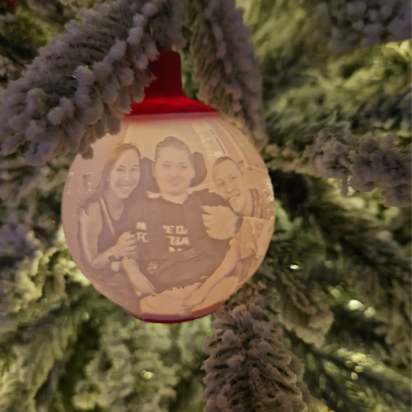 Custom Photo Christmas Bulbs