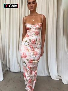women's floral print lace trim vintage cami dress, chic elegant adjustable strap split back bodycon sleeveless dress, women's clothing, dresses for women, ladies summer clothes, formal dresses for women, womenswear